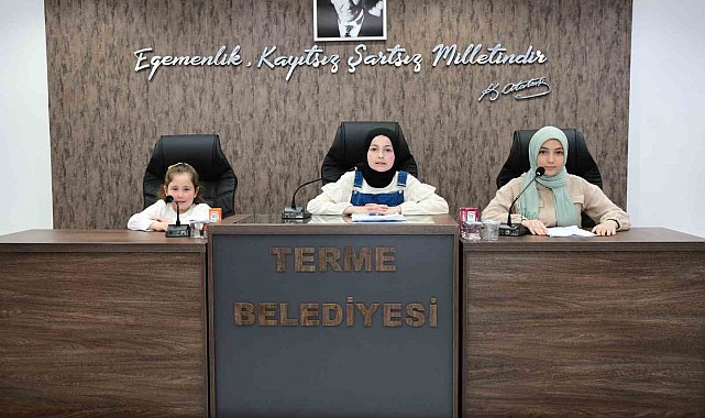 Terme'de ilk: 'Çocuk Meclisi'
