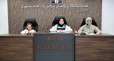 Terme'de ilk: 'Çocuk Meclisi'