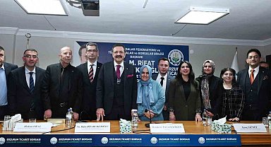 TOBB Başkanı Hisarcıklıoğlu'ndan Erzurum Ticaret Borsası'na ziyaret