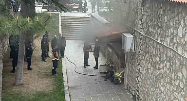 Tokat'ta 8 asırlık camide yangın çıktı