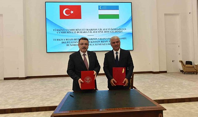 Trabzon ile Buhara kardeş şehir oldu