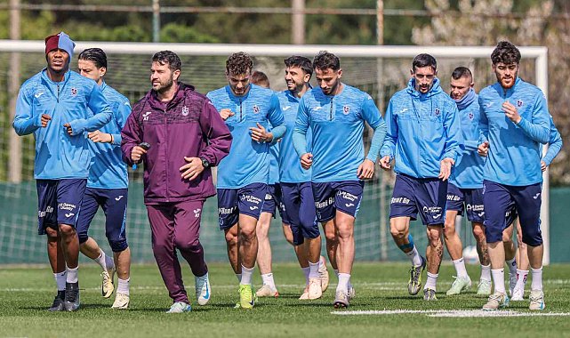 Trabzonspor, Göztepe maçı hazırlıklarını sürdürdü
