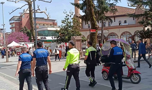 Trafiğe kapalı alanlarda motosiklet denetimi