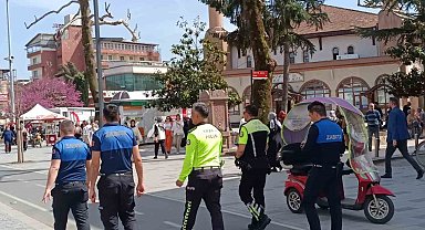 Trafiğe kapalı alanlarda motosiklet denetimi