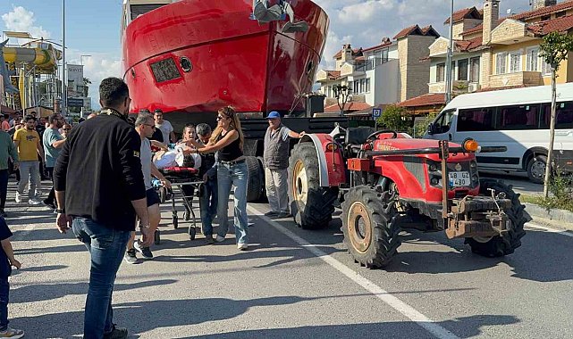 Traktörle tekne çekerken düşen adam hayatını kaybetti