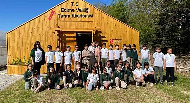 Trakya'nın küçük tarım elçileri yetişiyor