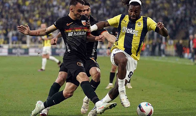 Trendyol Süper Lig: Fenerbahçe: 1 - Kayserispor: 1