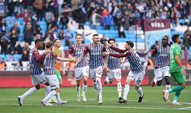 Trendyol Süper Lig: Trabzonspor: 4 - Alanyaspor: 2
