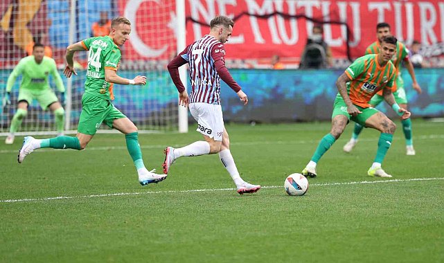 Trendyol Süper Lig: Trabzonspor: 4 - Alanyaspor: 3