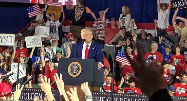 Trump, başkanlığının 100. gününü Michigan'da kutladı