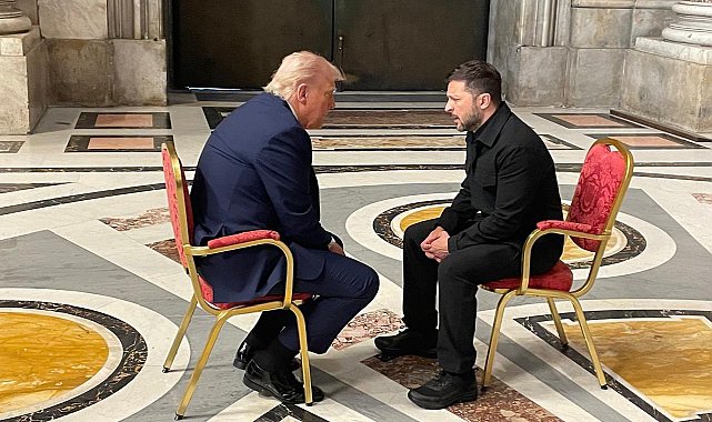 Trump, Papa Franciscus'un cenaze töreni öncesi Zelenskiy ile görüştü