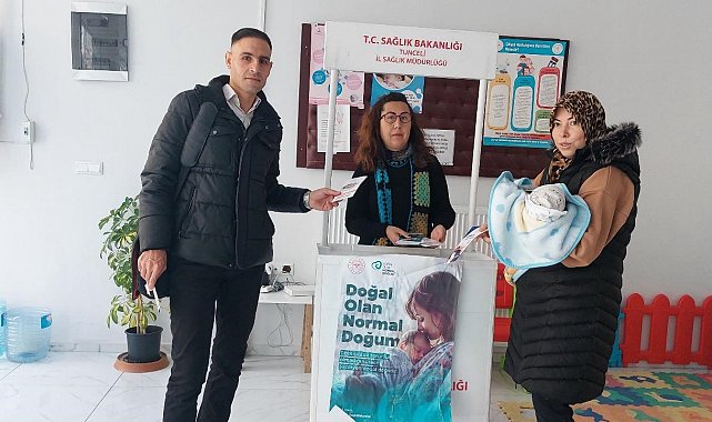Tunceli'de Normal Doğum Eylem Planı çalışmaları