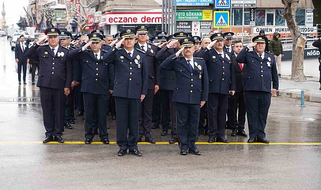 Türk Polis Teşkilatı'nın 180. kuruluş yıl dönümü Niğde'de kutlandı