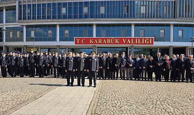 Türk Polis Teşkilatı'nın 180. Yılı Karabük'te törenle kutlandı