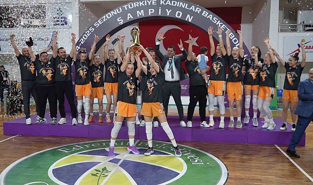 Türkiye Kadınlar Basketbol Ligi'nde şampiyon Ferhatoğlu Edremit Belediyesi Gürespor