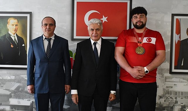 Türkiye şampiyonu milli sporcu Hüyük'ün gururu oldu