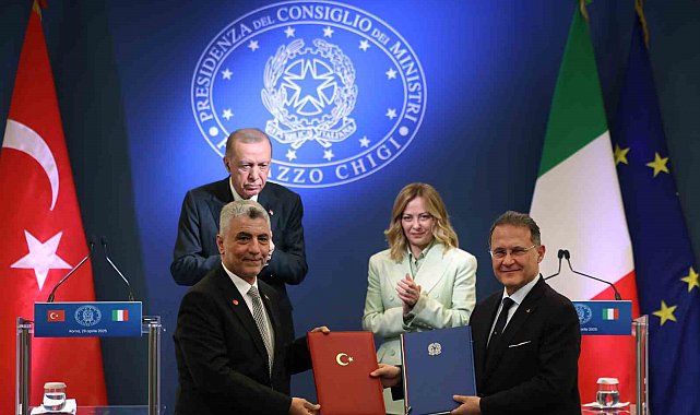 Türkiye ve İtalya arasında 11 anlaşma imzalandı