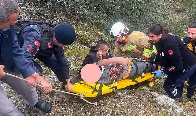 Uçurumdan yuvarlanan zihinsel engelli adam yaralandı