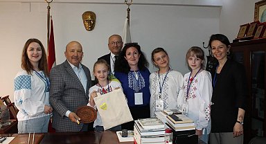 Ukraynalı öğrenciler Alaşehir'in konuğu oldu