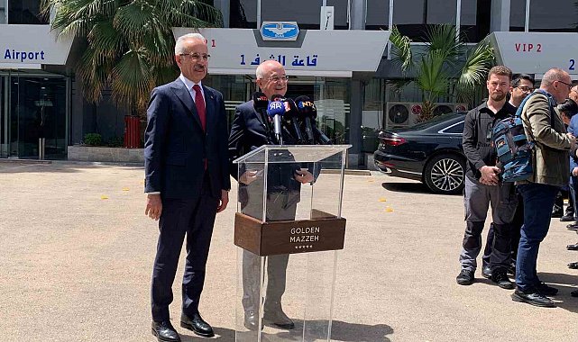 Ulaştırma ve Altyapı Bakanı Uraloğlu, Şam'da