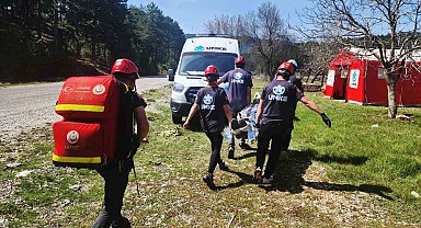 UMKE ekiplerinden nefes kesen tatbikat