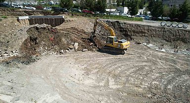 Umuttepe cami ve otoparkında çalışmalar başladı