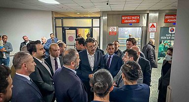 Vali Çelik trafik kazasında yaralanan vatandaşları ziyaret etti