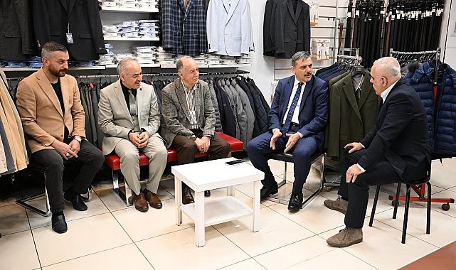 Vali Çiftçi, esnafı ziyaret etti