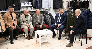 Vali Çiftçi, esnafı ziyaret etti