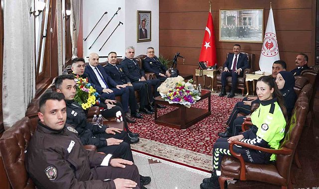 Vali Hacıbektaşoğlu, Sinan Ergen ve heyetini kabul etti