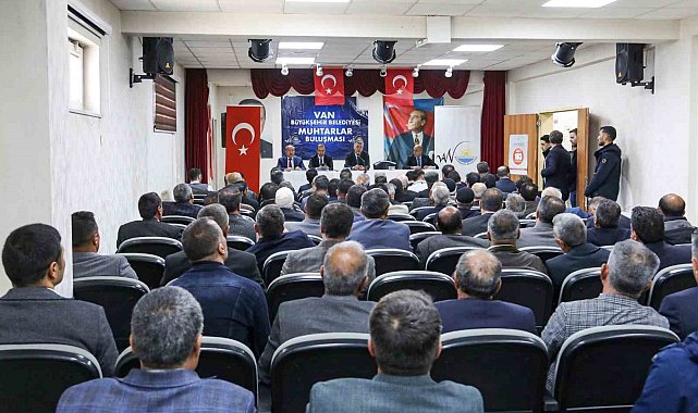 Van Büyükşehir Belediyesinden mahalle muhtarları toplantısı