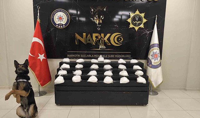 Van'da 25 kilo 200 gram metamfetamin maddesi ele geçirildi