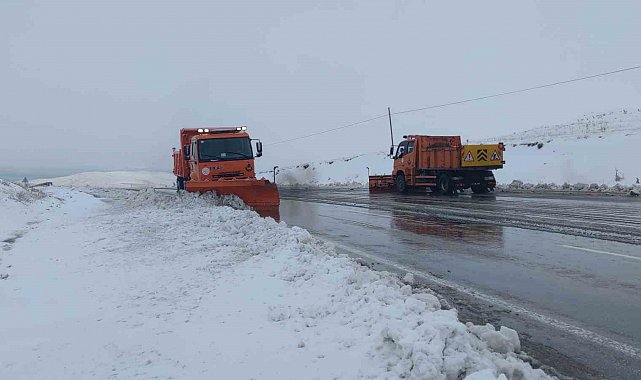 Van'da nisan karı ulaşımı olumsuz etkiliyor