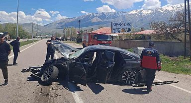 Van'da trafik kazası: 1 yaralı