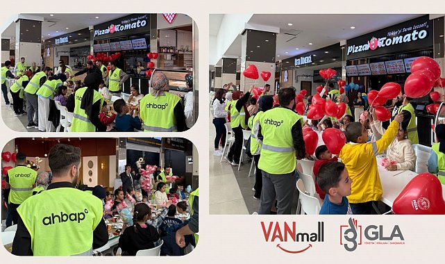 Vanmall AVM, sevgi evlerinde kalan çocukları ağırladı