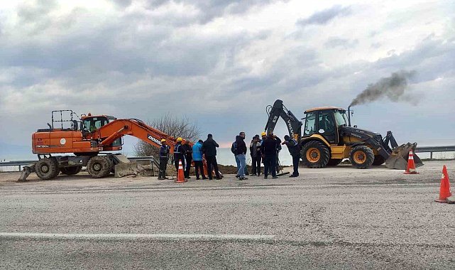 VASKİ ana su hattındaki arızaları giderdi