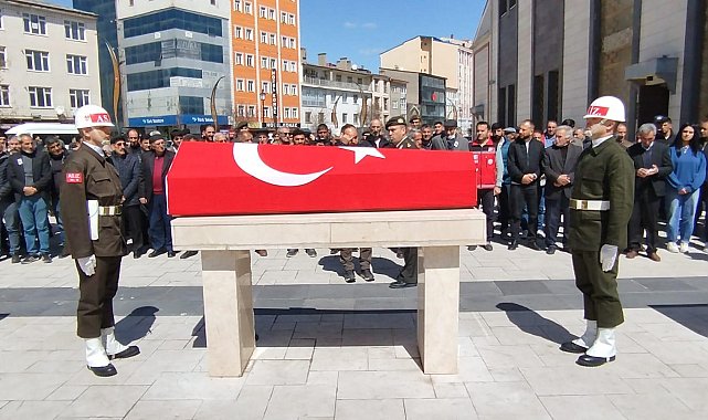 Vefat eden astsubay adayına hüzünlü veda