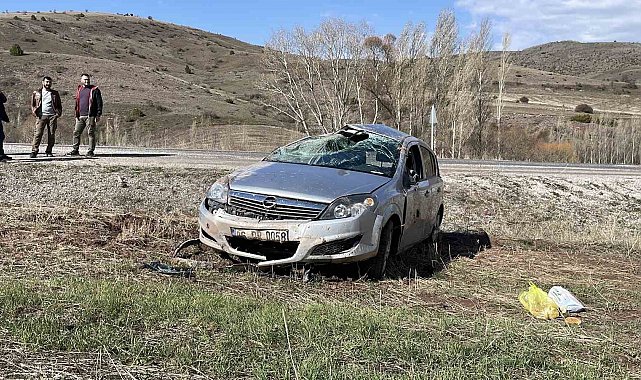 Virajı alamayarak tarlaya uçtu, 1'i ağır 5 kişi yaralardı
