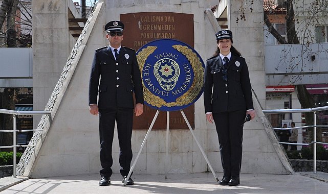 Yalvaç'ta Polis Teşkilatının 180. yılı törenle kutlandı