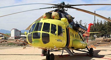 Yangın söndürme helikopteri Bolu'da konuşlandırıldı