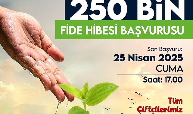 Yeşilyurt Belediyesi'nden zirai donun vurduğu çiftçiye fide desteği