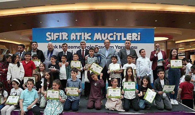 Yeşilyurt'ta çevre için yarıştılar, geleceğe umut oldular