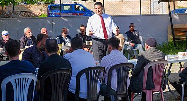 Yılmaz, bir günde 4 mahalle ziyaret etti