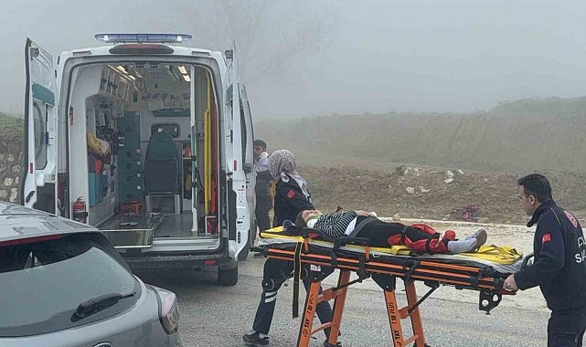 Yoğun sis kazayı beraberinde getirdi: 6 yaralı