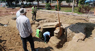 Yol çalışmasına Romalılar 'taş koydu'