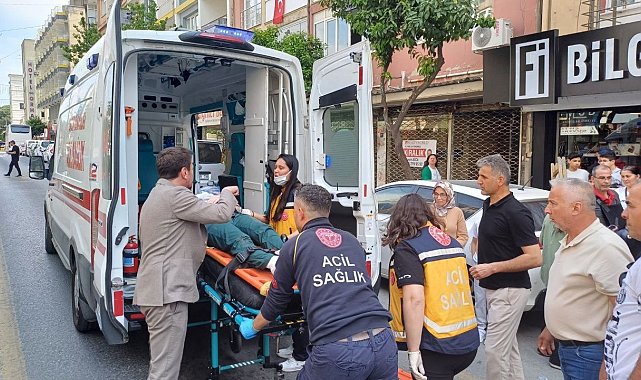 Yol ortasında inmeye çalıştı, kazaya sebep oldu: 1 yaralı