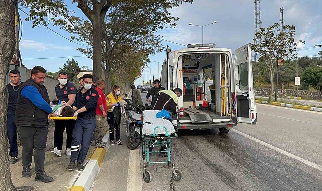 Yola dökülen yağ sebebiyle 2 motosikletli kaza yaptı