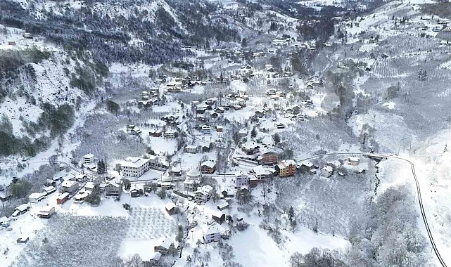 Yüksek kesimlerde etkili olan kar Hendek ilçe merkezine kadar indi