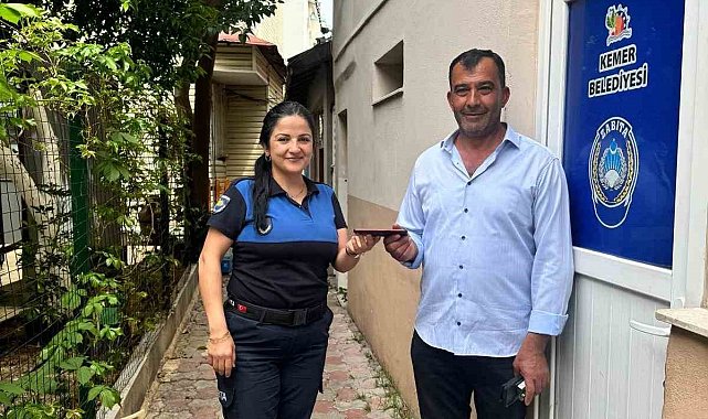 Zabıta ekipleri kayıp telefonu sahibine ulaştırdı
