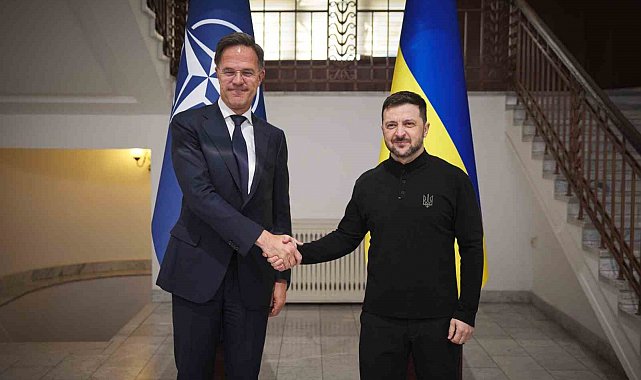 Zelenskiy, NATO Genel Sekreteri Rutte ile bir araya geldi